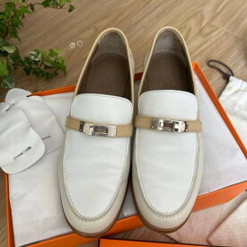 【中古】 HERMES エルメス モカシン デスタン ローファー 37