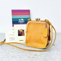 COACH シグネチャー ハンドバッグ ゴールド がま口 楽天市場】コーチ 