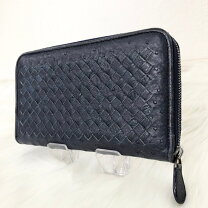 楽天市場】ネイビー ボッテガ 長財布の通販