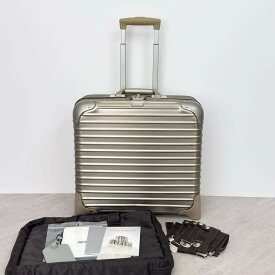 【中古】 RIMOWA リモワ TOPAS TITANIUM トパーズ チタニウム ビジネストロリー 2輪 キャリーケース 923.40