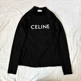 【中古】CELINE セリーヌ ライクラ サーフ 長袖Tシャツ カットソー L