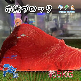 本マグロ ブロック 約5kg ほんまぐろ 鮪 赤身魚 刺身 ねぎま鍋 塩焼き 唐揚げ ゆでる