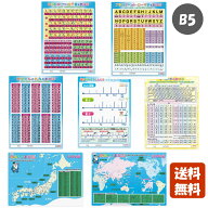 共栄プラスチック 学習下敷 B5版 したじき 五十音 ローマ字 九九 単位早わかり キーボード 日本地図 世界…