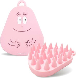 RAKUSE ( ラクセ ) バーバパパ シャンプーブラシ ( ループ付き / シリコン製 ) 頭皮マッサージ マッサージブラシ インバスケア ( 頭皮ケア / スカルプケア )