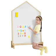 ホワイトボード 子供 黒板 お絵描きボード 両面ボード ビッグサイズ 知育教育 脚付き マグネット付き 掛…