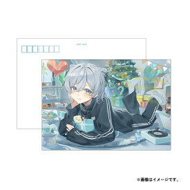 猫麦とろろ クリスマス2025 箔押しポストカード