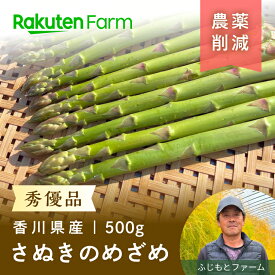 【ご注文順に発送中！】アスパラガス「さぬきのめざめ」秀優品500g◆春芽2月下旬～6月中旬頃お届け予定◆甘くやわらかい～春のフレッシュな味わい～ふじもとファーム楽天ファームこだわり農家直送