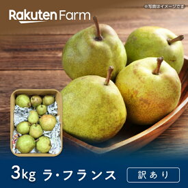 【予約】山形県産西洋梨”訳あり”ラ・フランス” 約3kg(L～3Lサイズ混合)｜ 11月中旬～12月中旬頃お届け予定｜たきぐちファーム　楽天ファームこだわり農家直送