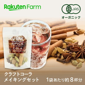 【送料無料】自宅でつくる　オーガニック　クラフトコーラメイキングセット 1袋（約8杯分）用意するのは砂糖と炭酸水だけ　1袋・5袋・8袋・12袋から選べる