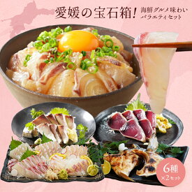 海鮮丼 6種 食べ比べ セット 愛媛 ふかうら 真鯛 ごまだれ 海鮮 漬け丼 200g 刺身 盛り合わせ 切り身 愛南ゴールド 真鯛 2個 旬のブリ あぶり焼き 切り身 2個 炙り鰹 たたき 2個 ブリカマ 塩焼き 2個 深浦 真鯛 2個 冷凍 新鮮 国産 お土産 ギフト プレゼント 贈り物 お中元