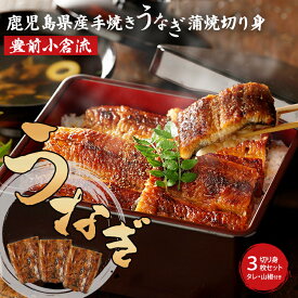 【3枚セット】こだわりの鹿児島県産手焼きうなぎ切り身