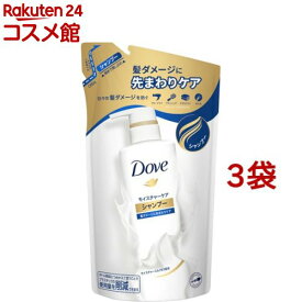 ダヴ モイスチャーケア シャンプー 詰替(350g*3袋セット)【ダヴ(Dove) ヘア】[うねりケア パサつき 切れ毛予防 保湿 ダメージケア]
