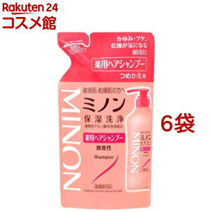 �~�m�� ��p�w�A�V�����v�[ �߂����p(380ml*6�܃Z�b�g)�yMINON(�~�m��)�z