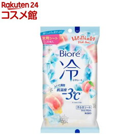 ビオレ 冷シート ももせっけんの香り(20枚入)【ビオレシーズン】