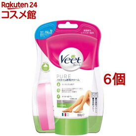 ヴィート ピュア Veet PURE ピュア バスタイム除毛クリーム しっかり除毛(150g*6個セット)【ヴィート】