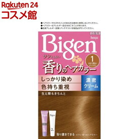 ビゲン 香りのヘアカラー クリーム 1 かなり明るいライトブラウン(1セット)【ビゲン】[白髪染め]