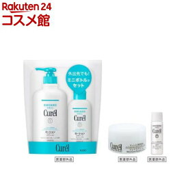 キュレル ローションセット + 化粧水IIIとてもしっとり フェイスクリーム お試し付き(1セット)【キュレル】[キュレル 乾燥肌 ローション 敏感 弱酸性]