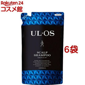 ウルオス(UL・OS／ウル・オス) 薬用スカルプシャンプー つめかえ用(420ml*6袋セット)【ウルオス(UL・OS)】[ノンシリコン スカルプ 清涼感 パラベンフリー]