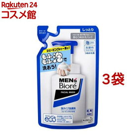 メンズビオレ 泡タイプ洗顔 つめかえ(130ml*3袋セット)【メンズビオレ】