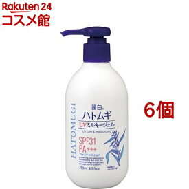 麗白 ハトムギUVミルキージェル(250ml*6個セット)【麗白】