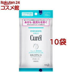 キュレル スキンケアシート(10枚入*10袋セット)【キュレル】