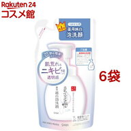 サナ なめらか本舗 薬用純白泡洗顔 つめかえ用(180ml*6袋セット)【なめらか本舗】[豆乳発酵液（保湿成分…