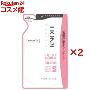 �X�e�B�[�u���m�� �J���[�R���g���[�� �V�����v�[ W �l�ւ��p(400ml×2�Z�b�g)�ySTEPHEN KNOLL(�X�e�B�[�u�� �m��)�z