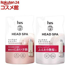 h＆s 深ヘッドスパ アドバンスドエイジングケア シャンプー＆トリートメント 詰替(1セット)【h＆s(エイチアンドエス)】