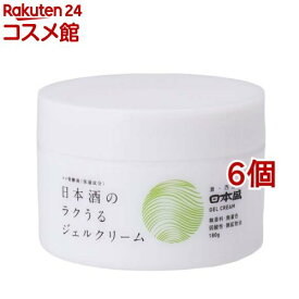 日本酒のラクうるジェルクリーム(180g*6個セット)【日本盛】