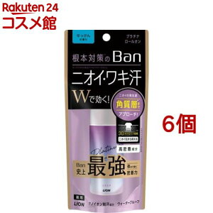 Ban(�o��) ���u���b�N�v���`�i���[���I�� ��������̍���(40ml*6�Z�b�g)�yBan(�o��)�z