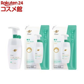 【企画品】ダヴ パールシャイン 薬用 アクネケア 泡洗顔料 本体+替2個(1セット)【ダヴ(Dove)】