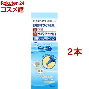 メンソレータム メディクイックH 頭皮しっとりローション(120ml*2本セット)【メディクイックH】