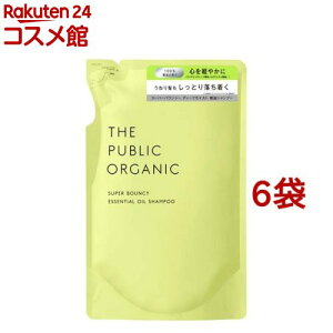 �U�p�u���b�N�I�[�K�j�b�N �X�[�p�[�o�E���V�[ DM �V�����v�[ �l��(400ml*6�܃Z�b�g)�y�U �p�u���b�N�I�[�K�j�b�N(THE PUBLIC ORGANIC)�z