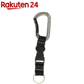 SK11 アルミカラビナ ワンタッチバックル付き SAC-80OB ガンメタ(1コ入)【SK11】