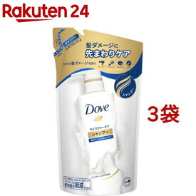 ダヴ モイスチャーケア シャンプー 詰替(350g*3袋セット)【ダヴ(Dove) ヘア】[うねりケア パサつき 切れ毛予防 保湿 ダメージケア]