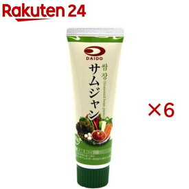 サムジャン チューブ(60g×6セット)[韓国 韓国調味料 発酵食品 チューブ 韓国味噌]