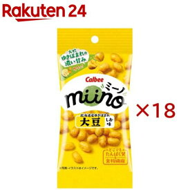 miino 大豆 しお味 スリムサイズ(22g×18セット)