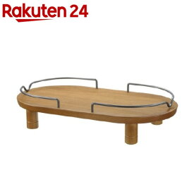 リッチェル ペット用木製テーブル ダブル ブラウン(1コ入)
