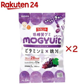 ラカント低糖質グミ MOGYUit レッドグレープ味(6袋入×2セット(1袋20g))