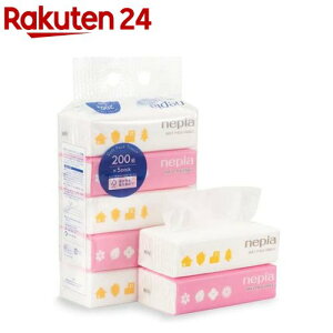 �l�s�A �\�t�g�p�b�N�e�B�b�V�� 200W(5�p�b�N*18��)�y�l�s�A(nepia)�z