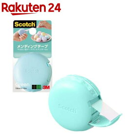 スコッチ メンディングテープ マカロン型テープディスペンサー付き 810 緑 MCR-GR(1個)【スコッチ (Scotch)】