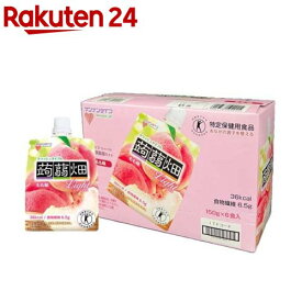 クラッシュタイプの蒟蒻畑ライト もも味(150g*6コ入)【蒟蒻畑】[こんにゃくゼリー 食物繊維 低カロリー 特保 整腸]