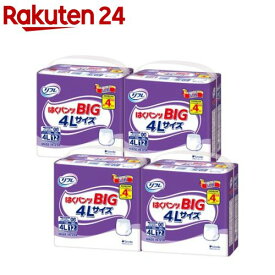 リフレ はくパンツ BIG 4Lサイズ(12枚入*4袋セット)【リフレ はくパンツ】[大人用紙おむつ 紙パンツ 約4回分 大きい人 介護]