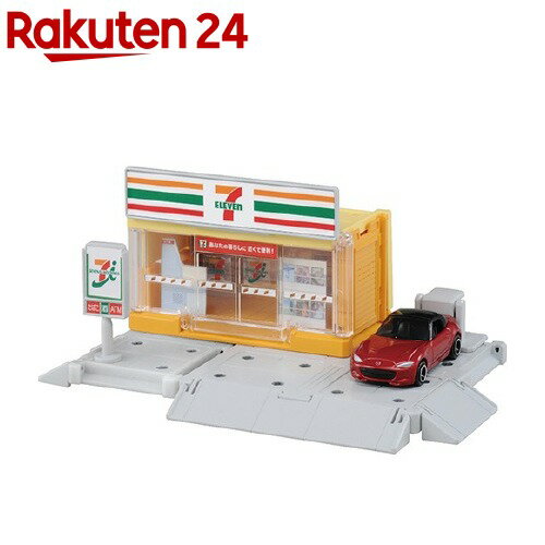 楽天市場 トミカ トミカワールド トミカタウンビルドシティ セブン イレブン 1セット トミカ 楽天24