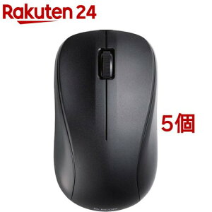 �G���R�� �}�E�X �L�� 3�{�^�� ���[�U�[ �y�� EU RoHS�w�ߏ��� 1.5m M-S2ULBK�^RS(5�Z�b�g)�y�G���R��(ELECOM)�z