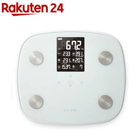 エレコム 体組成計 体重計 ヘルスメーター 大画面 BMI ホワイト(1台)【エレコム(ELECOM)】