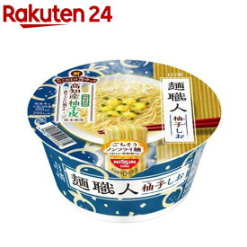 日清 麺職人 柚子しお ケース(76g×12食入)【日清麺職人】