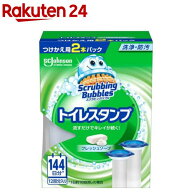 スクラビングバブル トイレスタンプ 防汚 フレッシュソープの香り 付け替え(38g×2本入)【スクラビングバ…