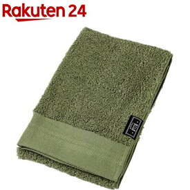 フェイスタオル 今治タオル タントロ2 カーキ 34cm*85cm 1-68265-31-MOG(1枚)【ダブルスター】