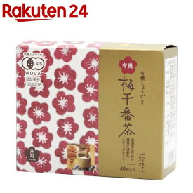 ムソー食品工業 有機梅干番茶 スティック( 8g×40本入)